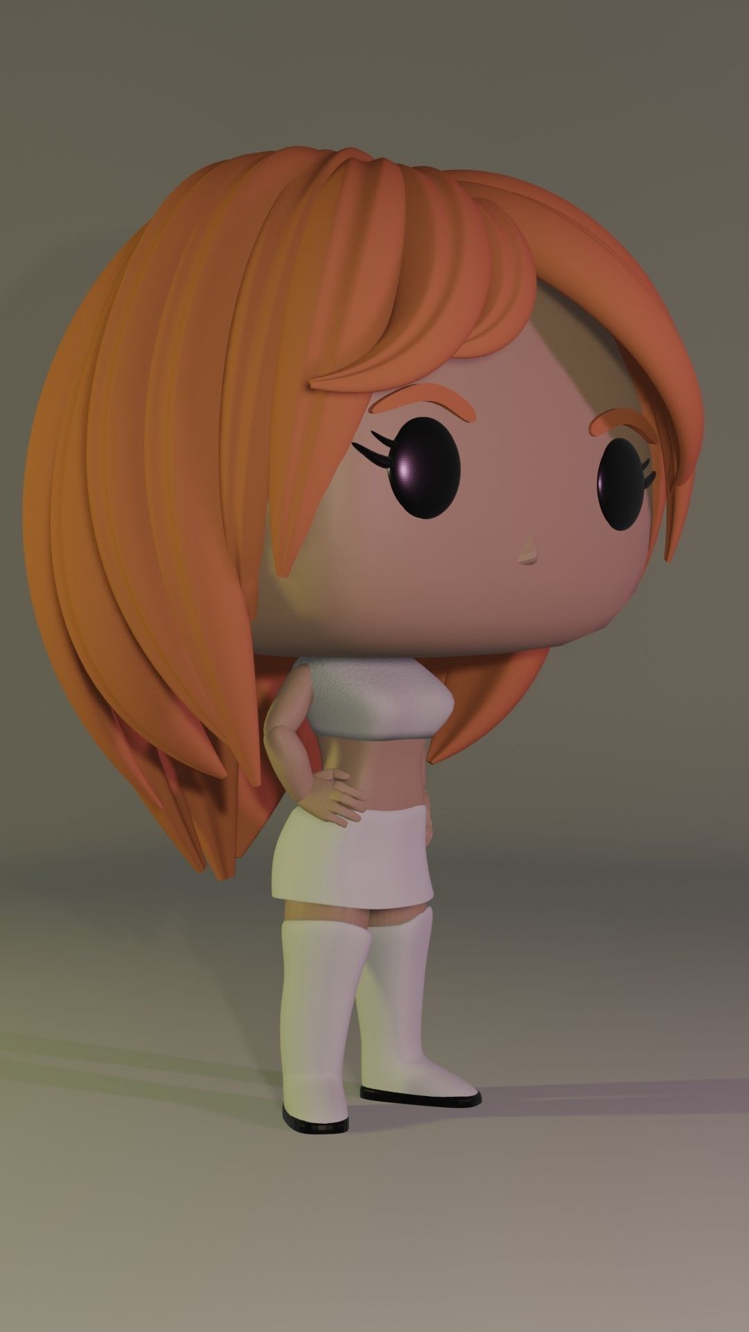 Custom Pop Girl Standing May 2021 Figure 3D print model_3