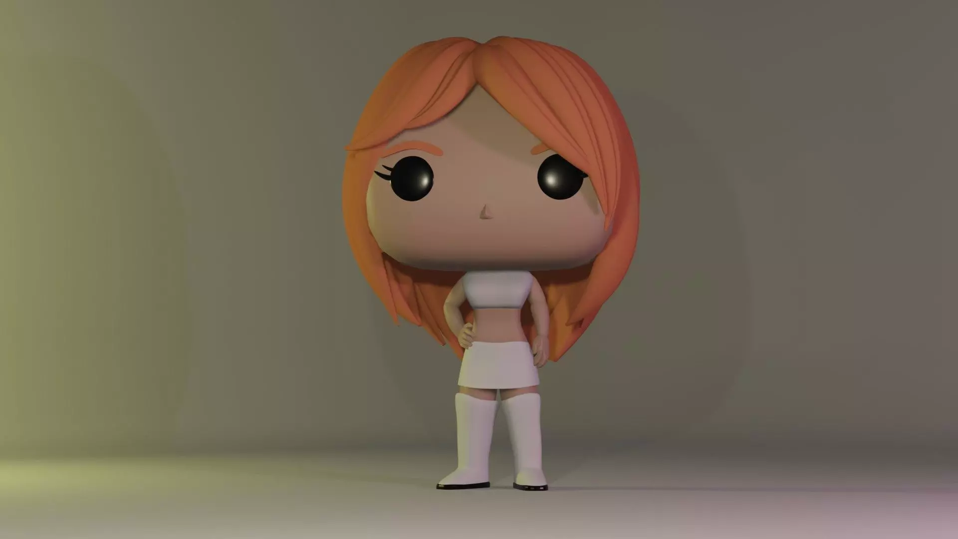 Custom Pop Girl Standing May 2021 Figure 3D print model_0