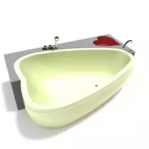 Heart Shaped Bathtub