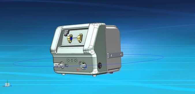 Reverse engineering product design ventilator medical device Low-poly 3D print model