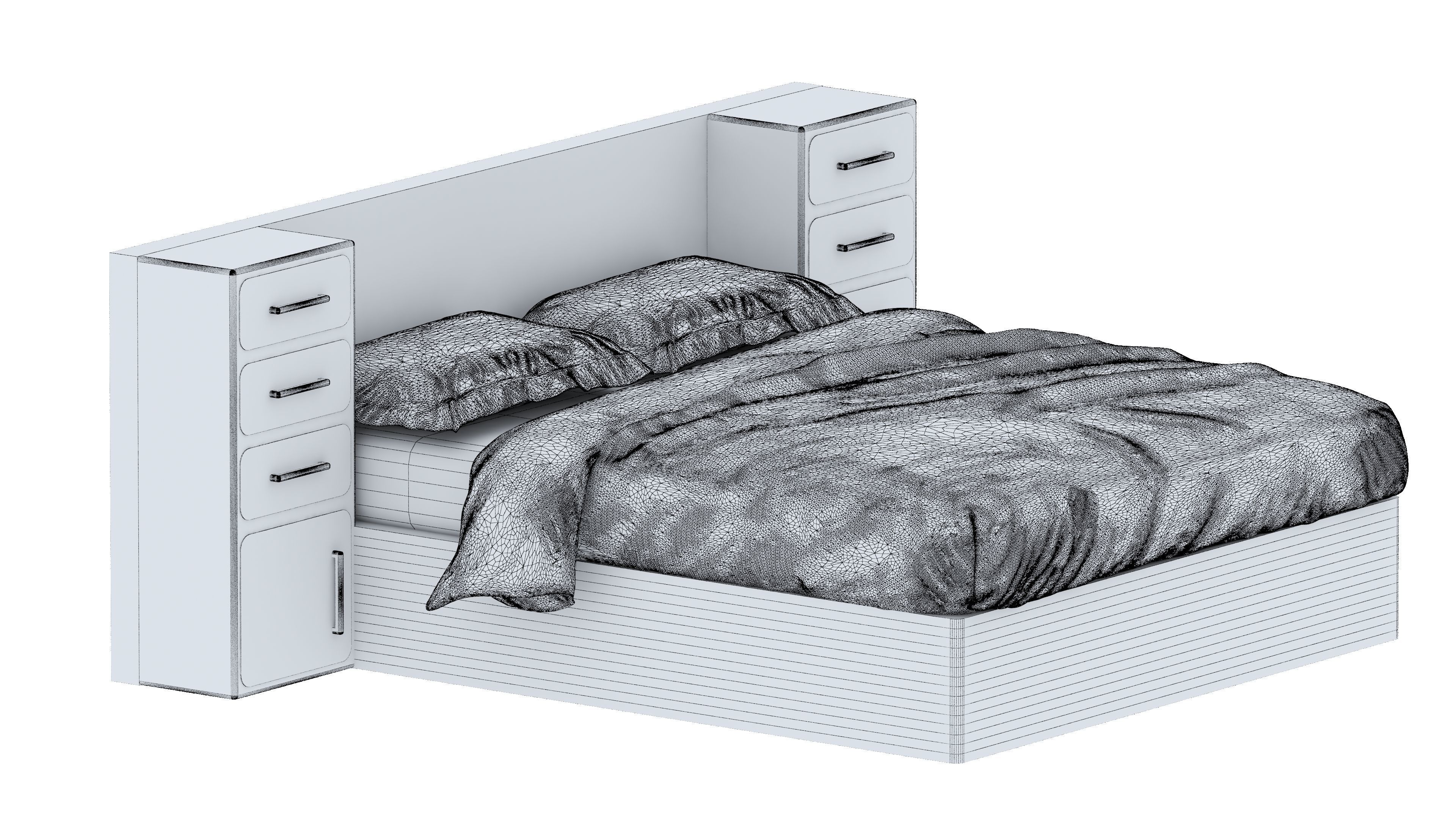 20 BEDS VOL- 01 AND VOL-02 3D Model Collection_30