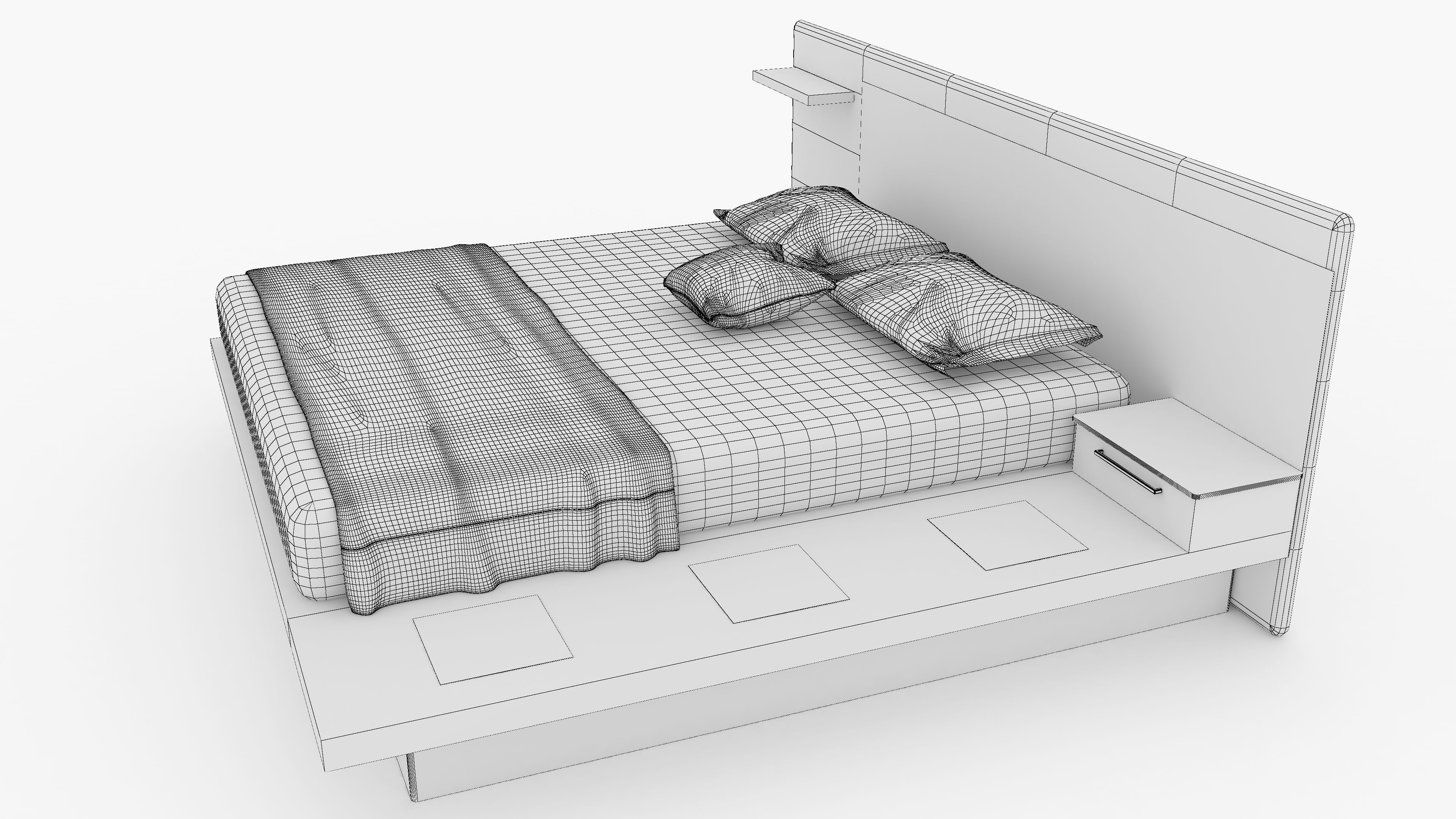 20 BEDS VOL- 01 AND VOL-02 3D Model Collection_29