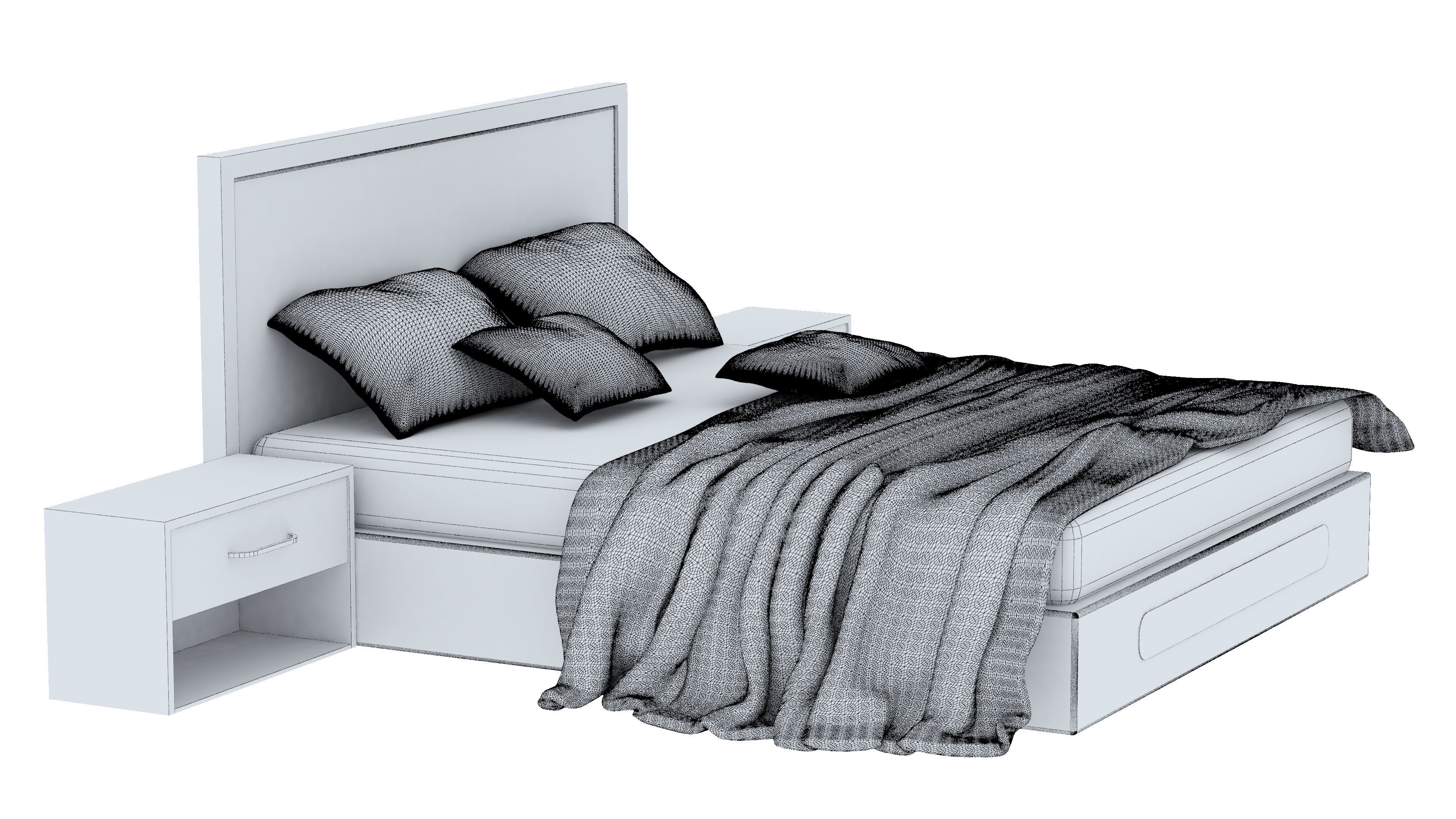 20 BEDS VOL- 01 AND VOL-02 3D Model Collection_27