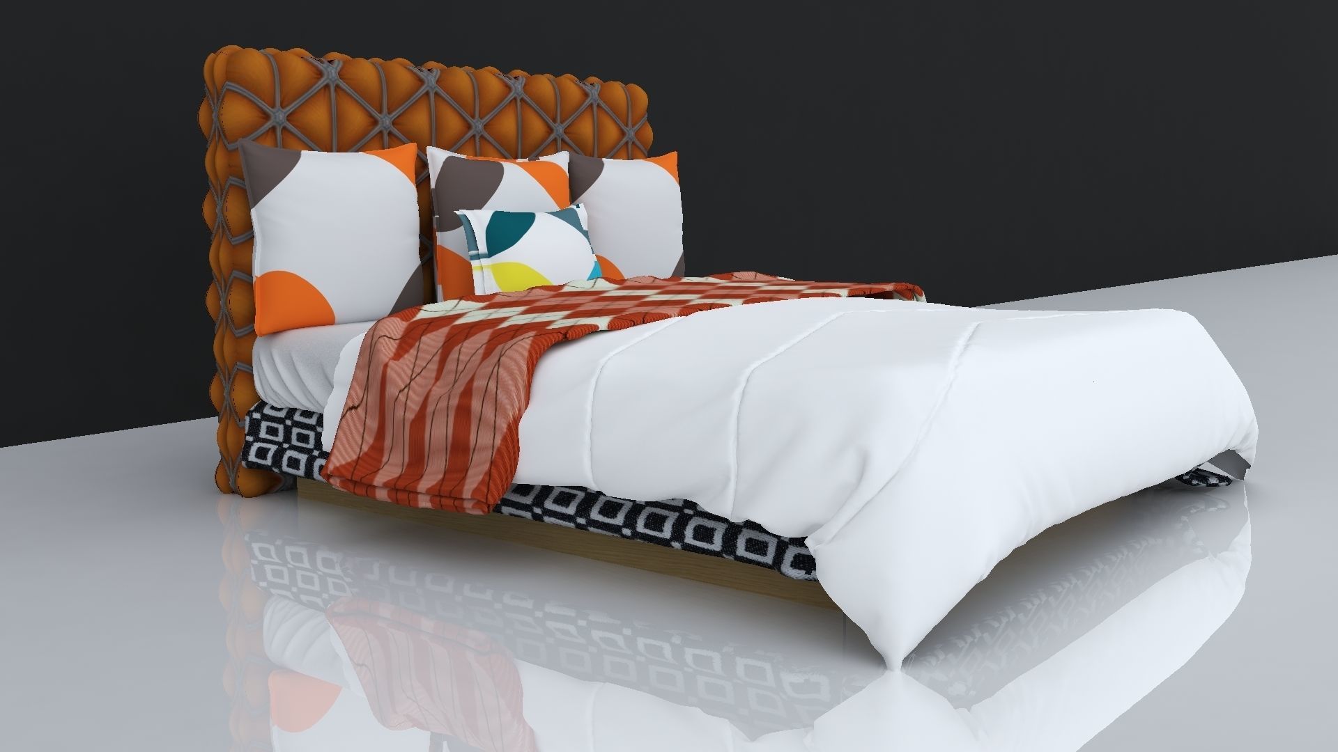 20 BEDS VOL- 01 AND VOL-02 3D Model Collection_17