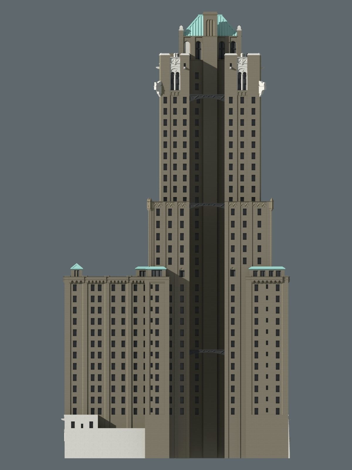 Shelton Hotel Free 3D print model_6