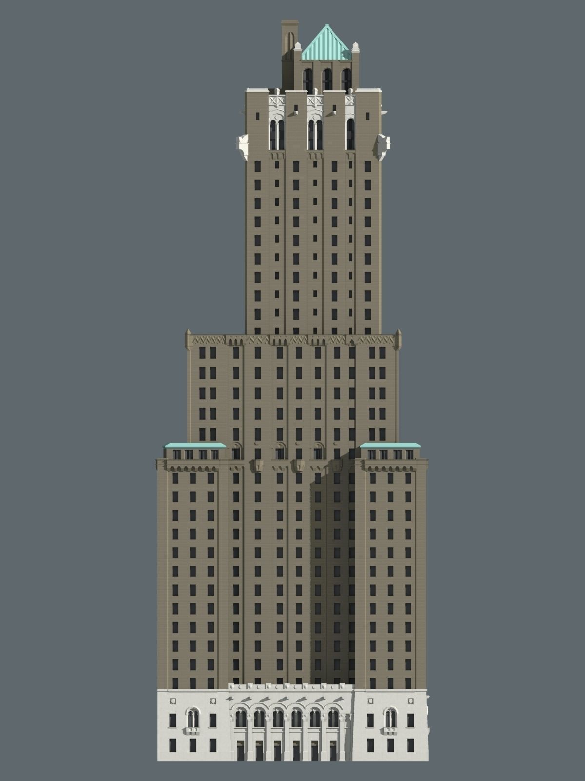 Shelton Hotel Free 3D print model_5