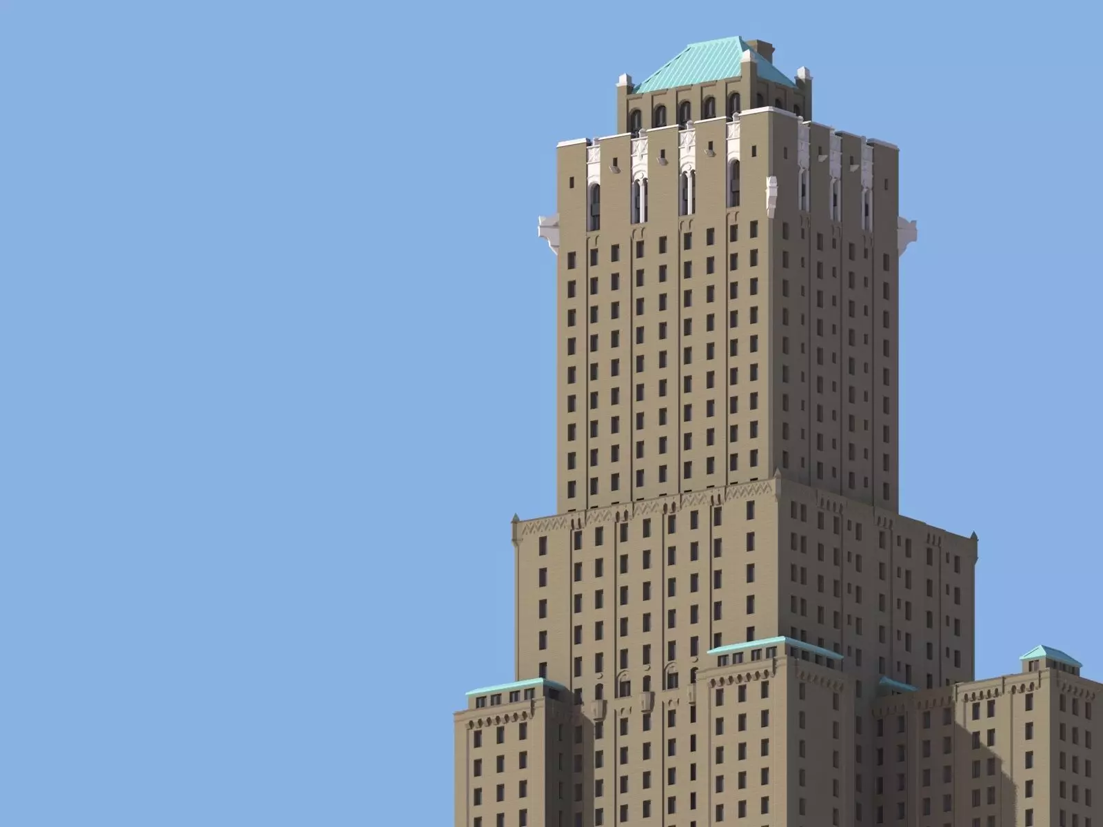 Shelton Hotel Free 3D print model_0