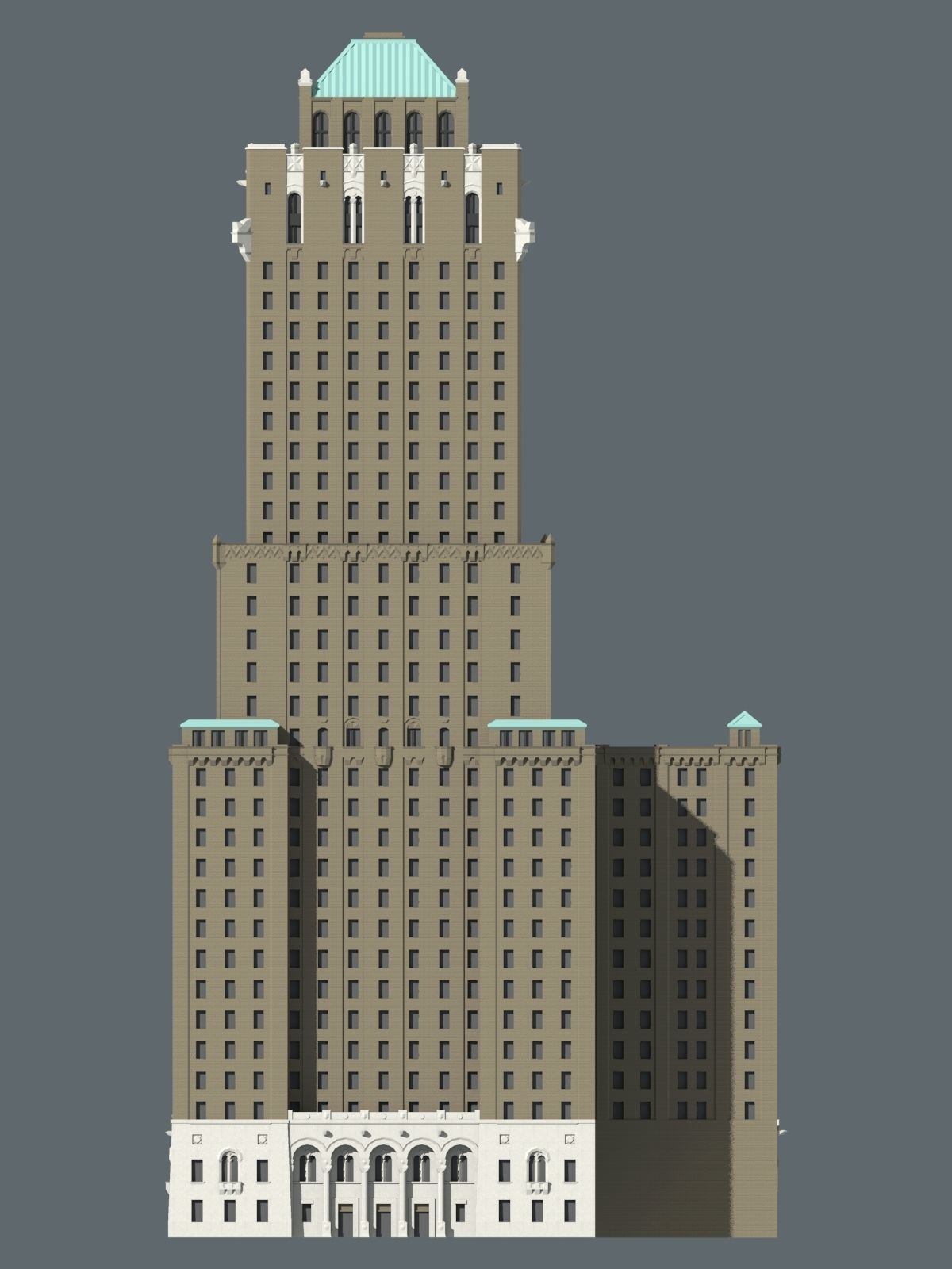 Shelton Hotel Free 3D print model_4