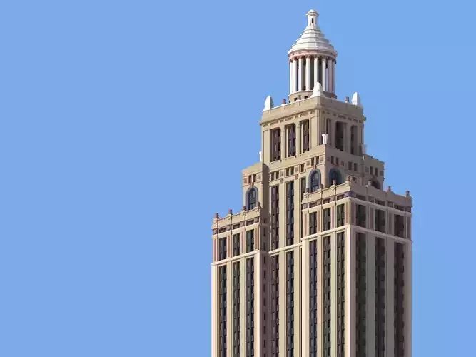 Niels Esperson Building 3D print model