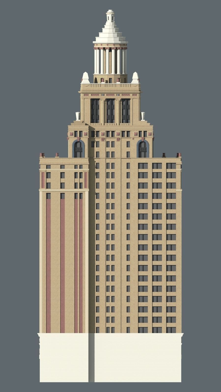 Niels Esperson Building 3D print model_6