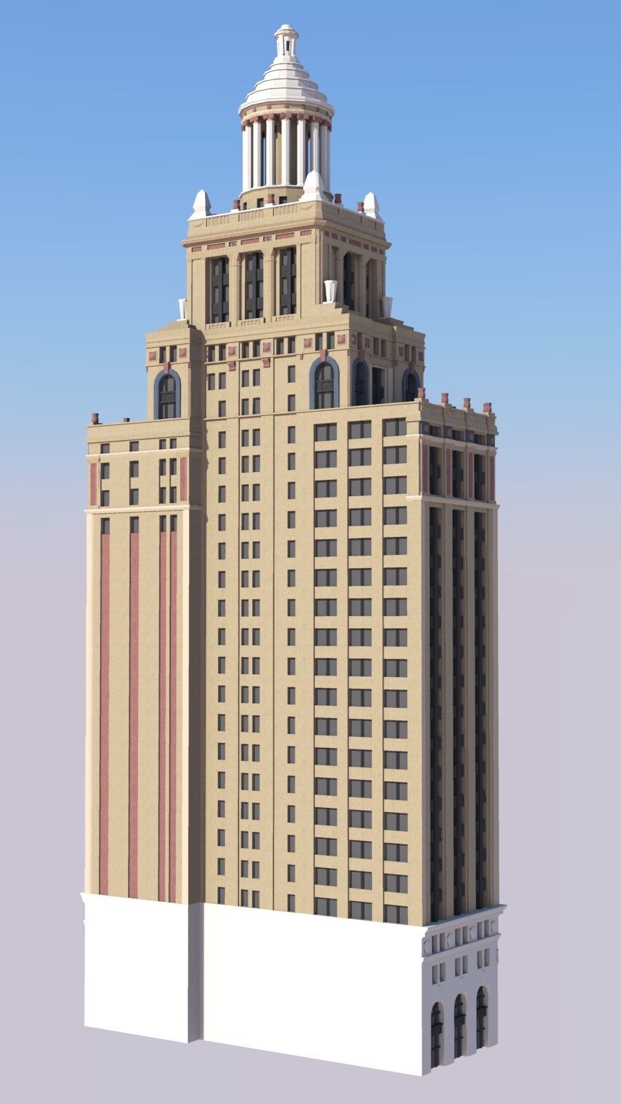 Niels Esperson Building 3D print model_2
