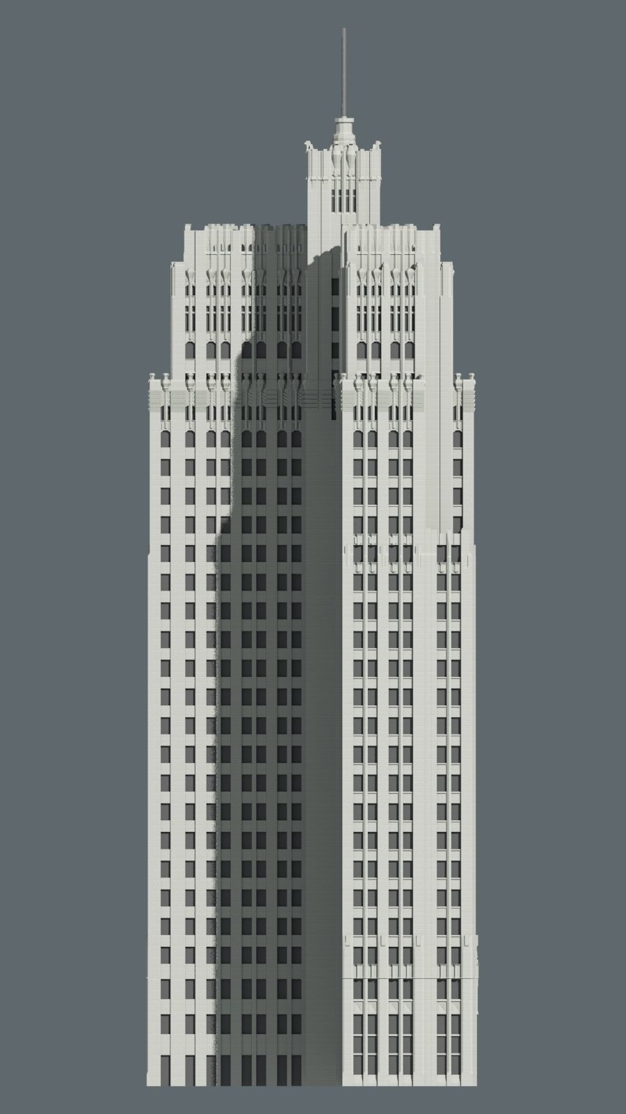 PacBell Building 3D print model_9
