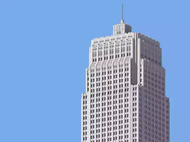 PacBell Building 3D print model
