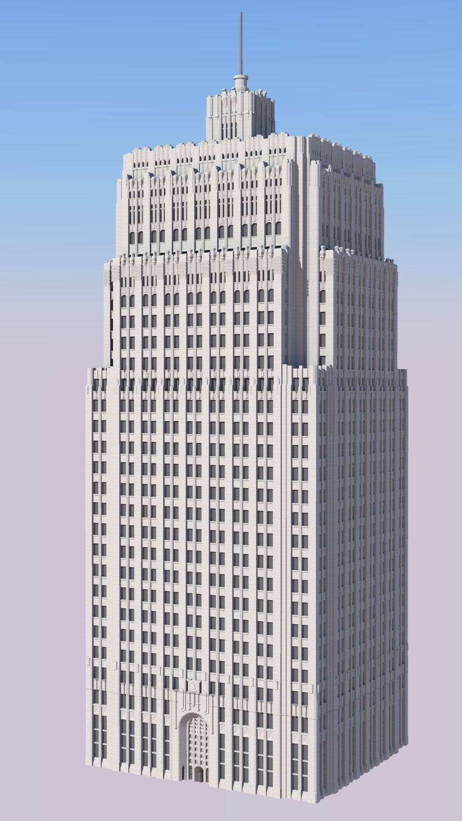 PacBell Building 3D print model_1