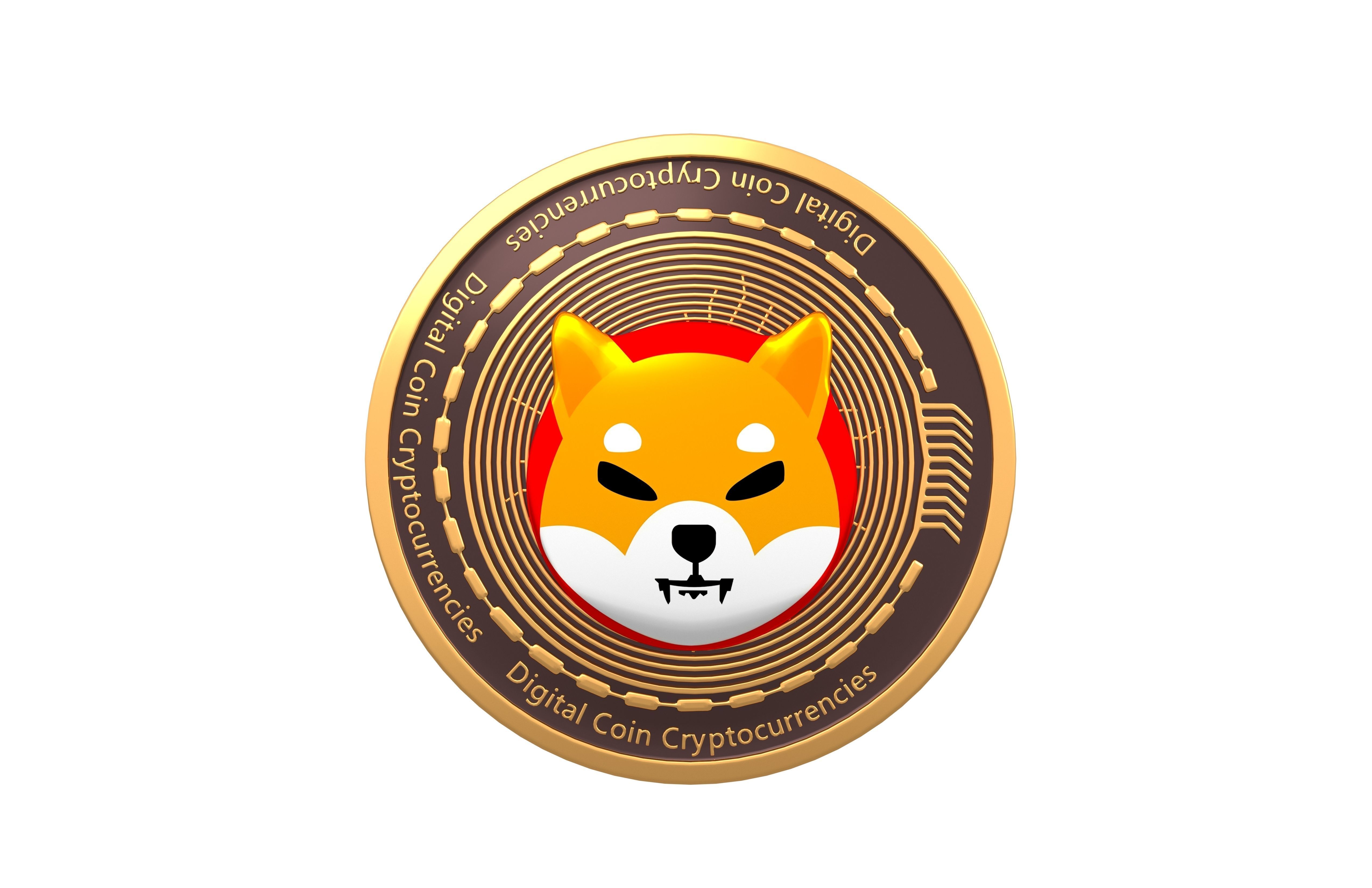 SHIBA INU Coin v2 001 3D model_2
