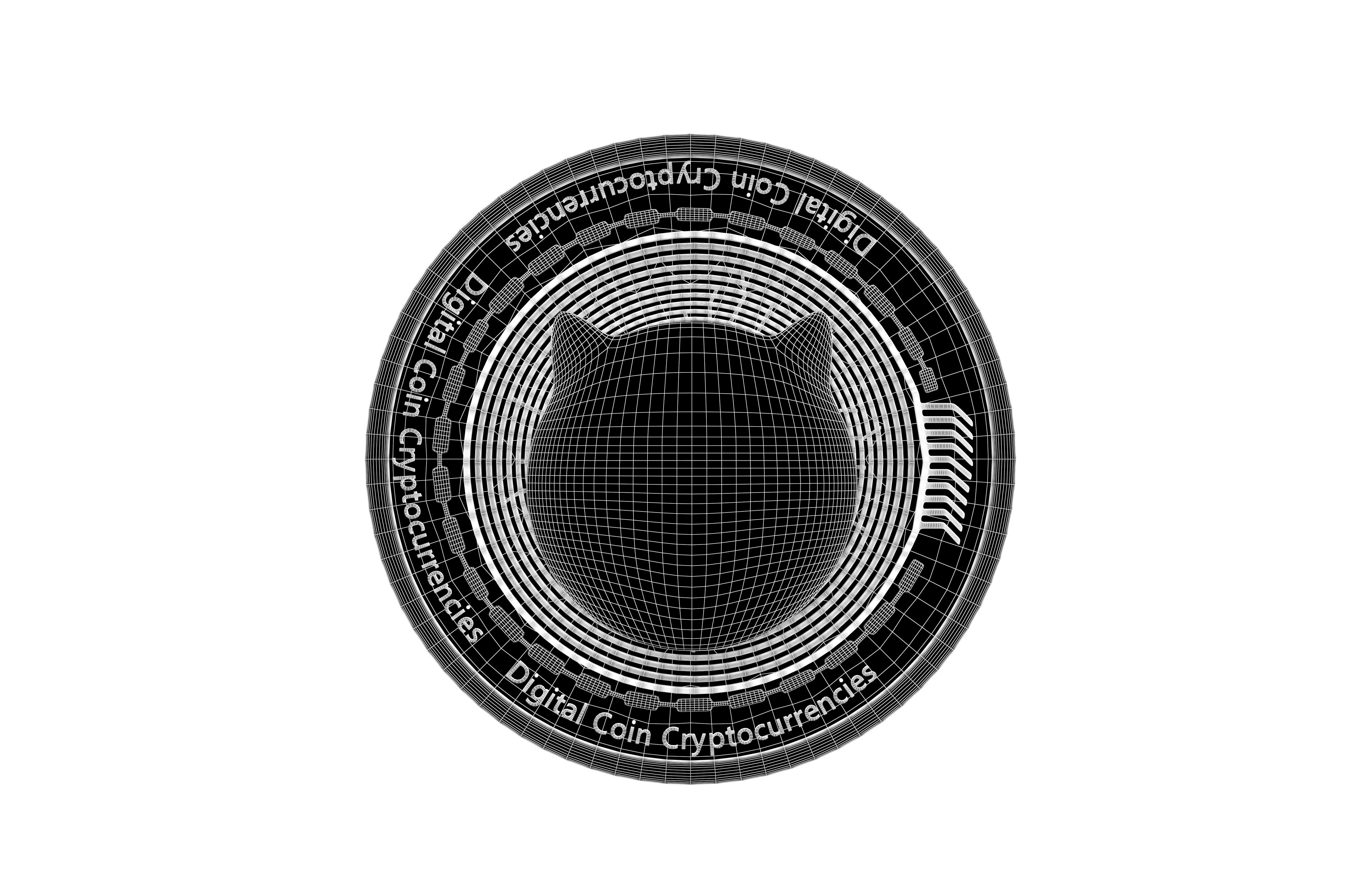 SHIBA INU Coin v2 001 3D model_4