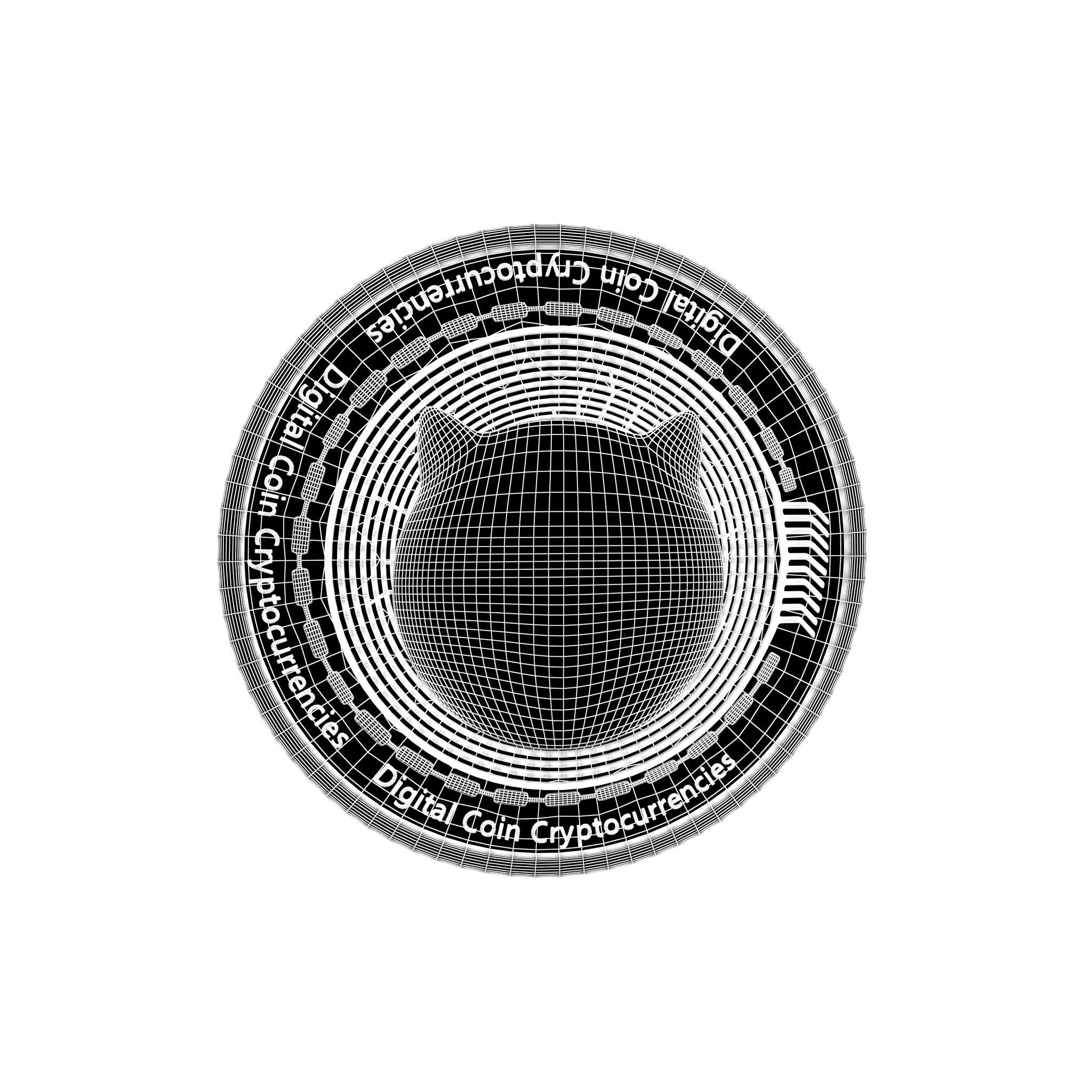 SHIBA INU Coin v2 001 3D model_5