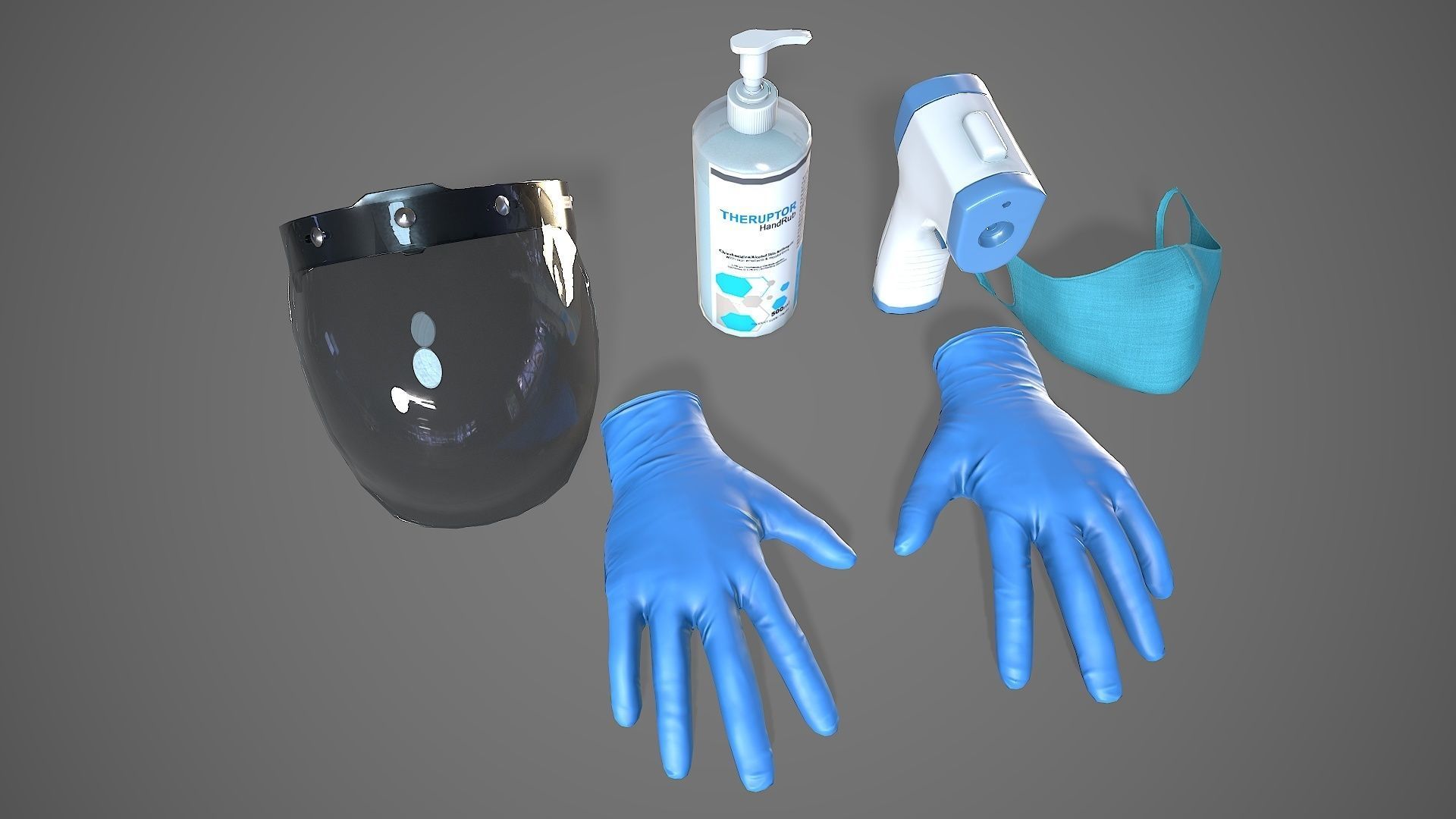 Safety Essentials 02 Low-poly 3D model_2
