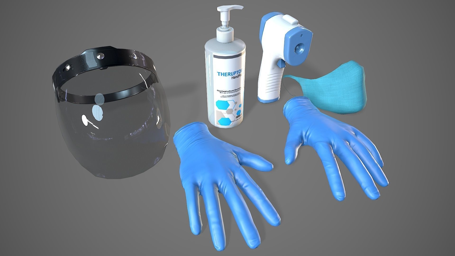 Safety Essentials 02 Low-poly 3D model_6