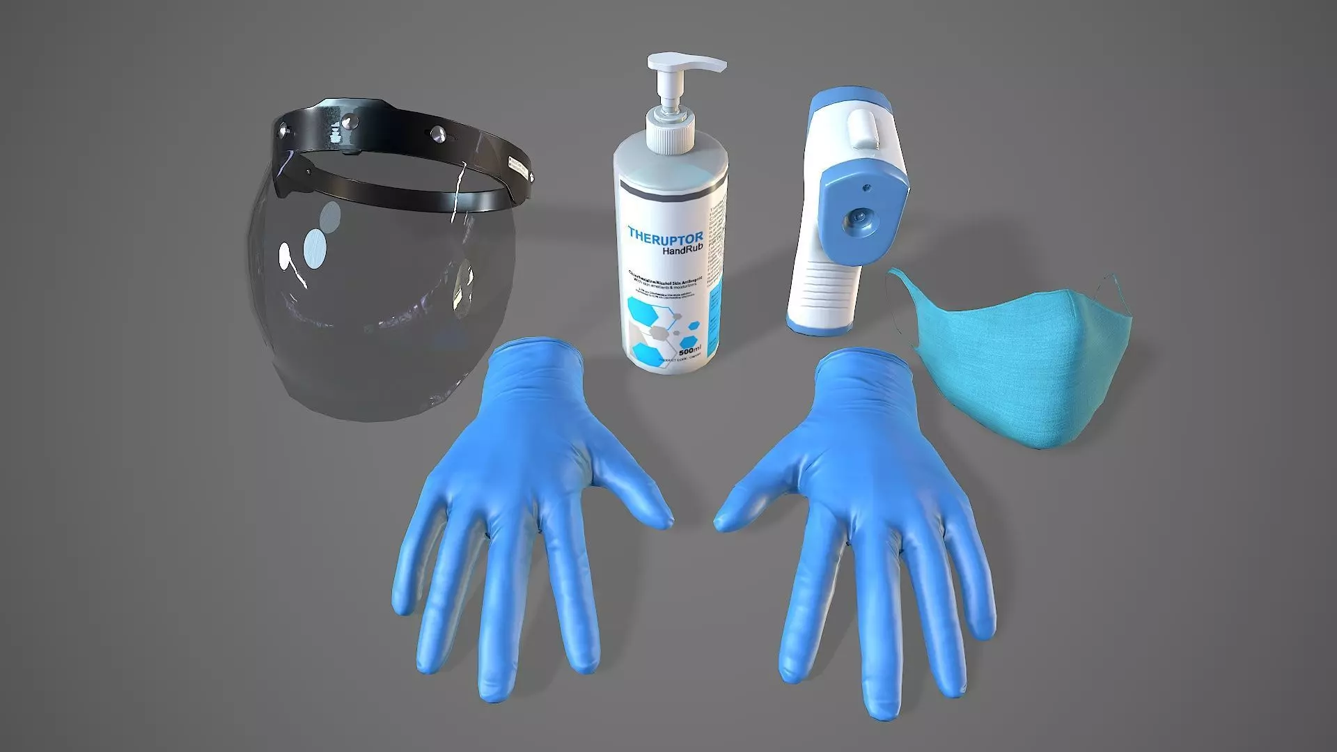 Safety Essentials 02 Low-poly 3D model_0