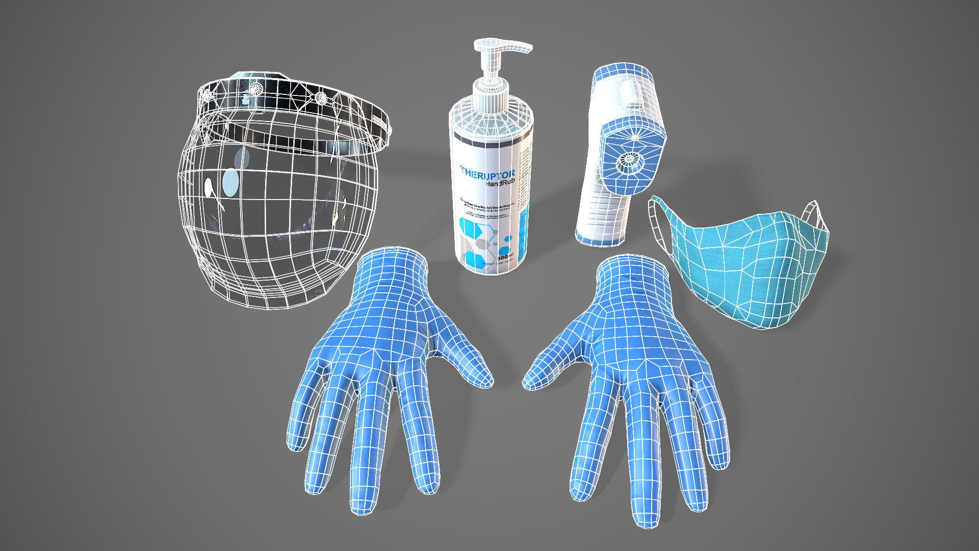 Safety Essentials 02 Low-poly 3D model_9