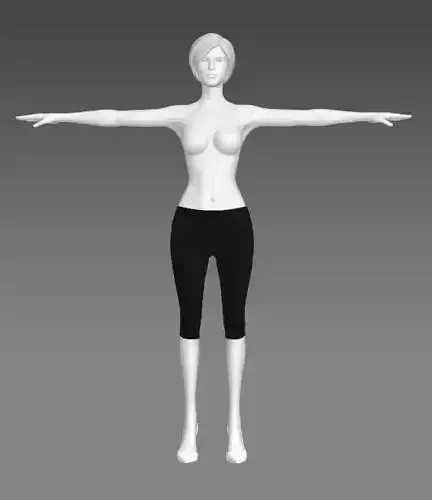 Woman Clothing T-Pose 373