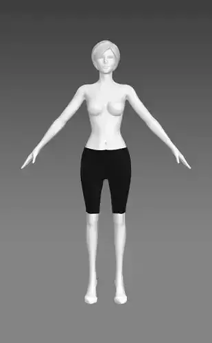 Woman Clothing A-Pose 376