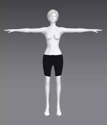Woman Clothing T-Pose 381