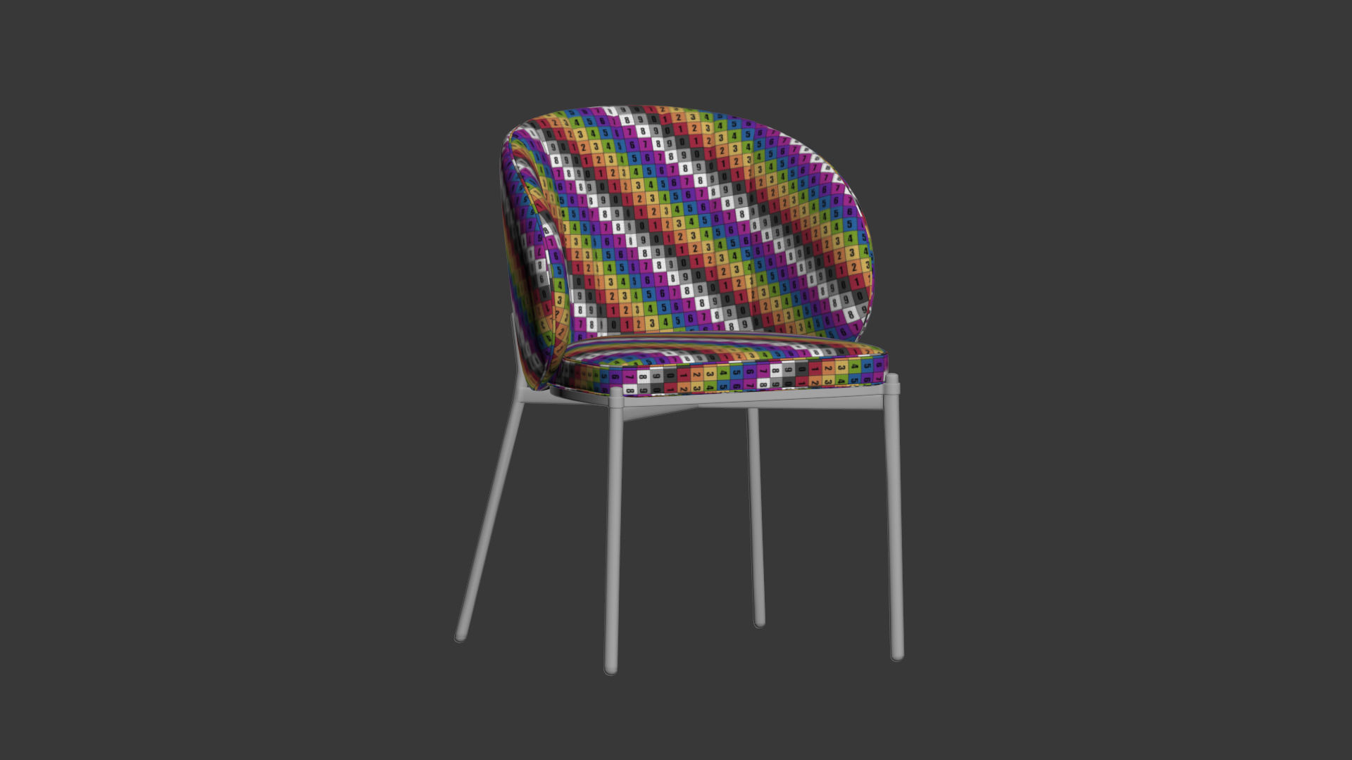 Dining Set 98 3D model_6