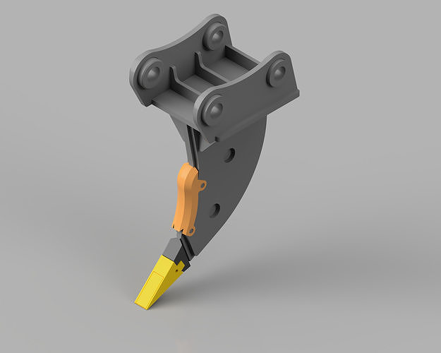 Ripper Excavator 3D model | CGTrader