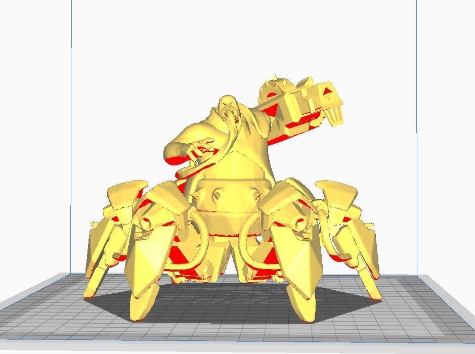 Urgot 3D Model spider 3D print model_1