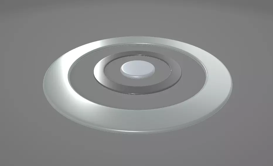 Pointer circular button Free 3D model_0