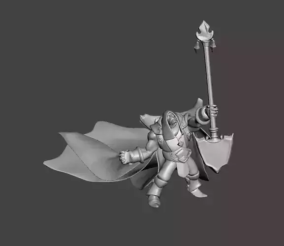 Yorick 3D Model ring with claws