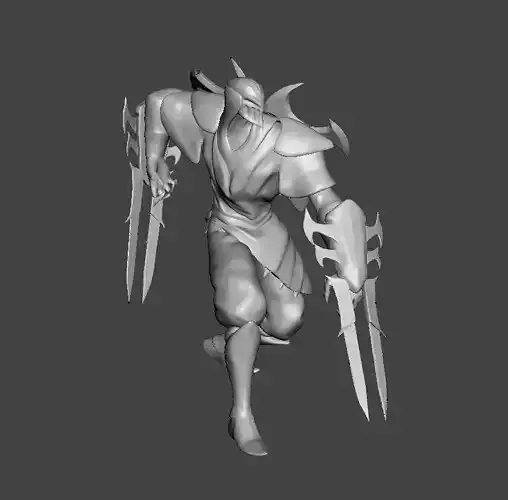 Zed 3D Model humanoid