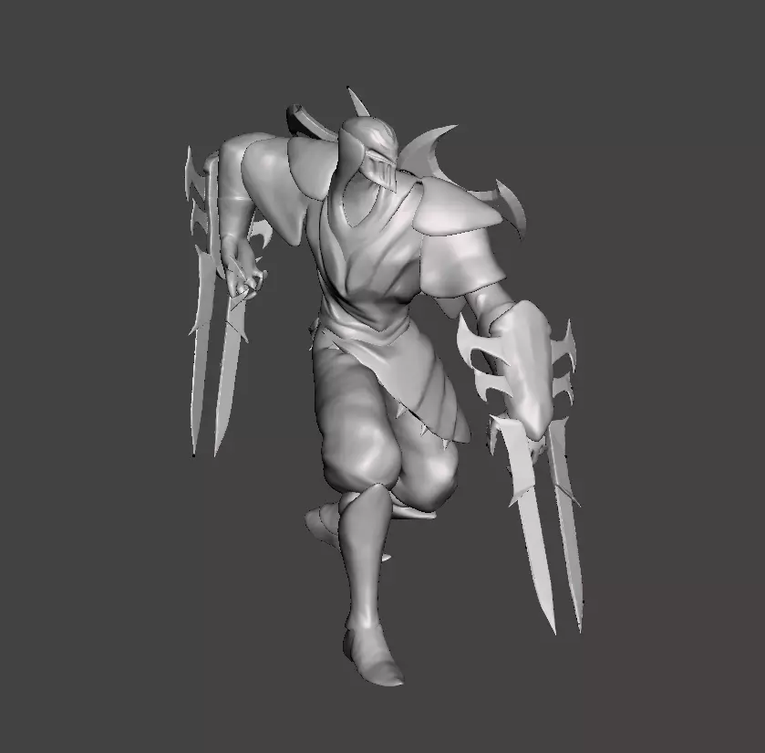 Zed 3D Model humanoid 3D print model