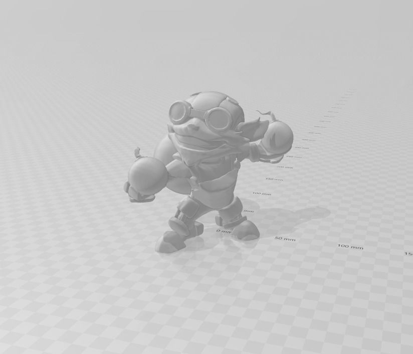 Ziggs 3D Model cartoon character 3D print model_1
