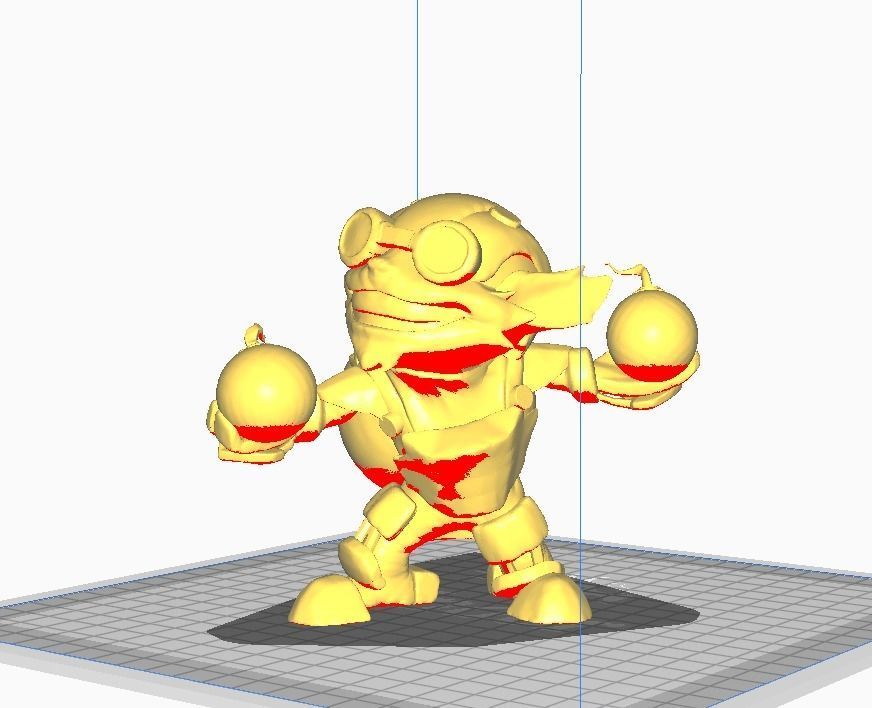 Ziggs 3D Model cartoon character 3D print model_2