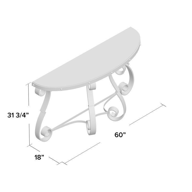 Hill Country Console Table 3D model_1