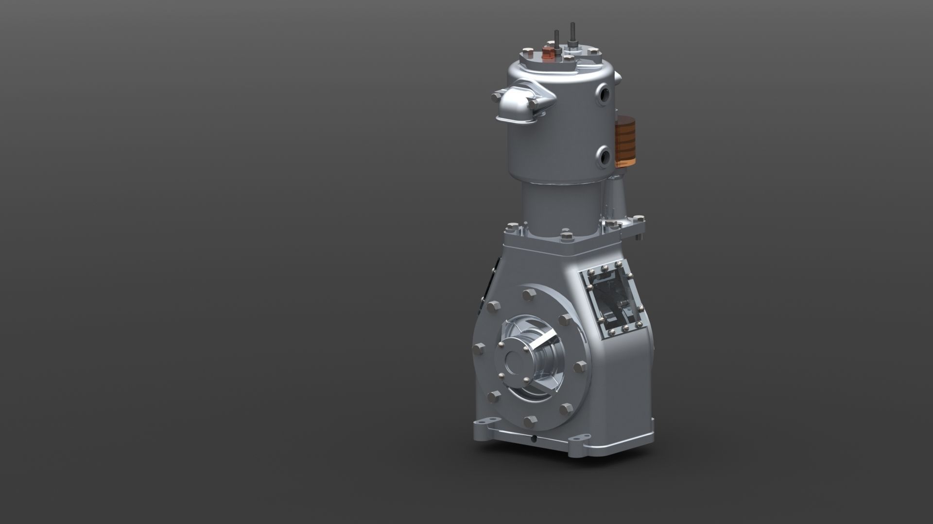 Compressor Engine 3D print model_1
