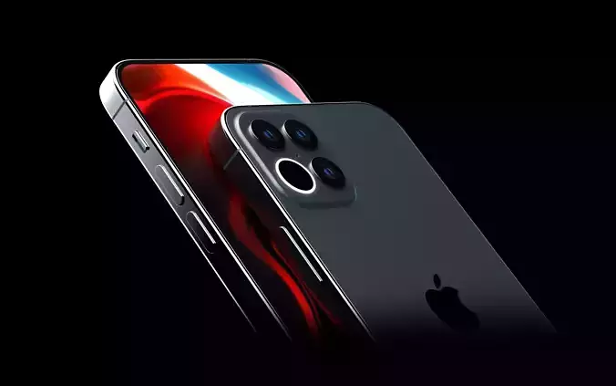 Iphone 12 pro without notch 3D model