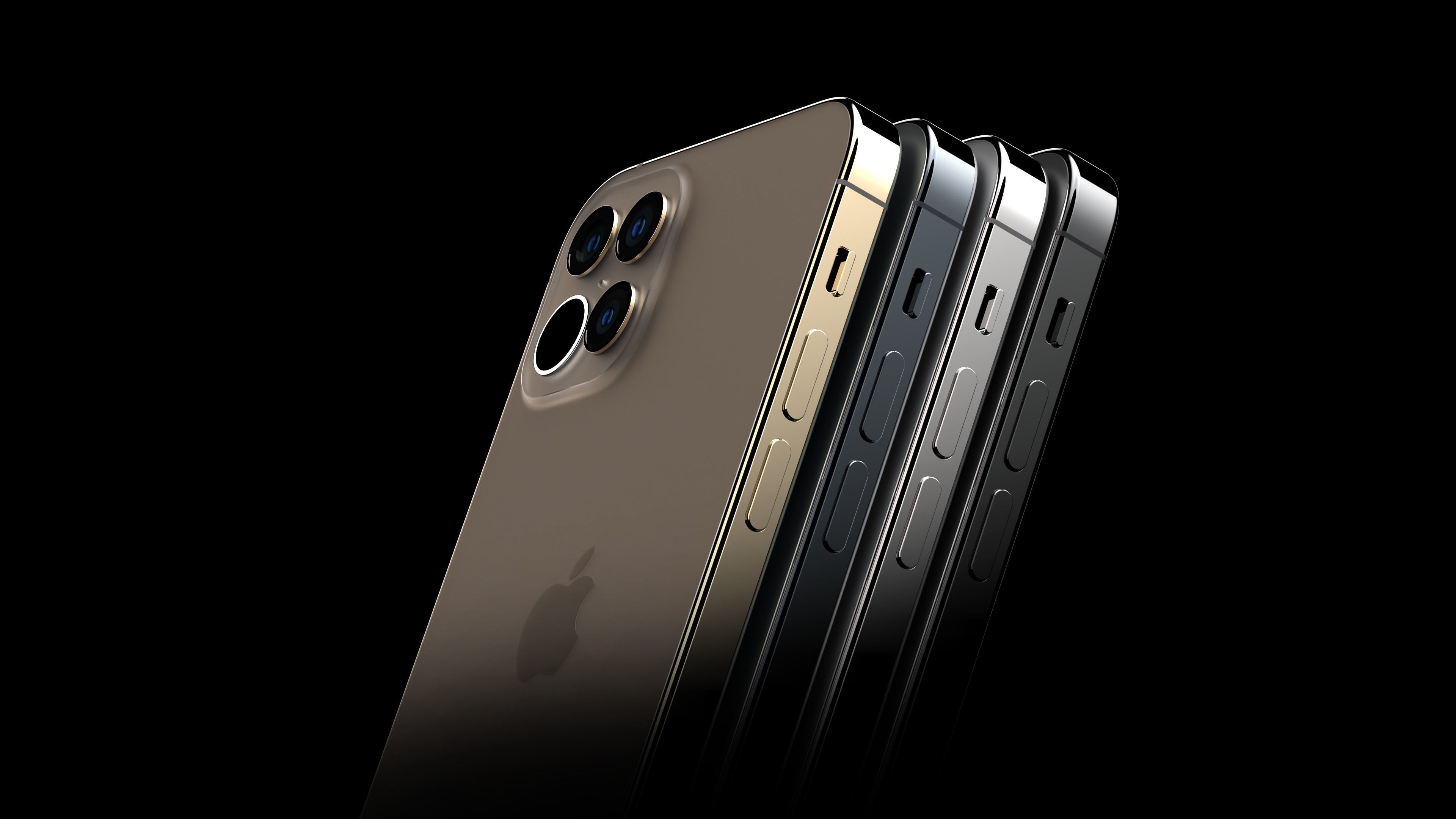 Iphone 12 pro without notch 3D model_2