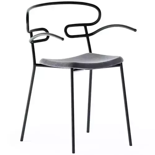 Genoa With Armrest Chair by Traba
