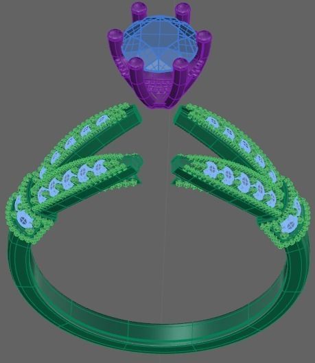 3d model female ring 3D print model_5