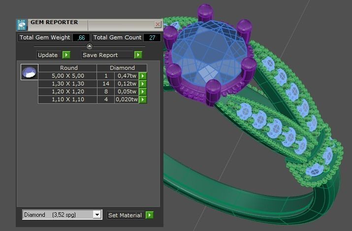 3d model female ring 3D print model_12