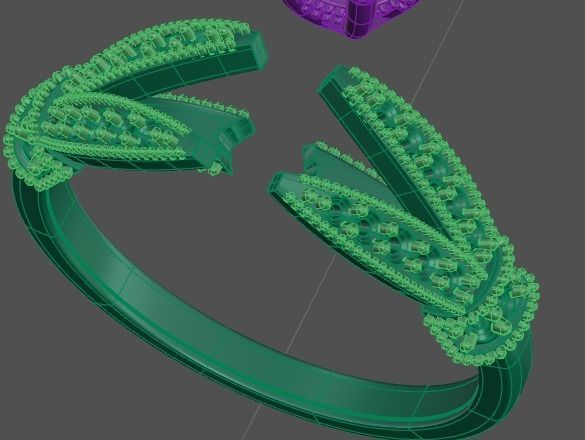 3d model female ring 3D print model_11