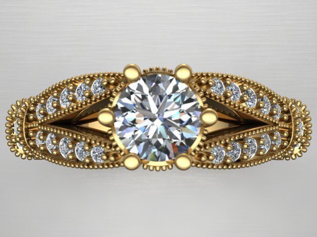 3d model female ring 3D print model_2