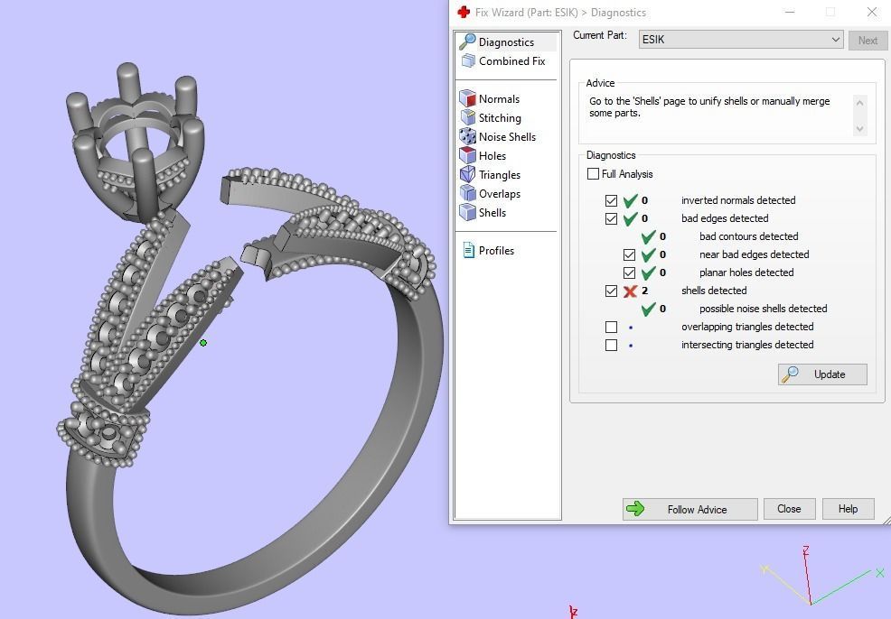 3d model female ring 3D print model_13