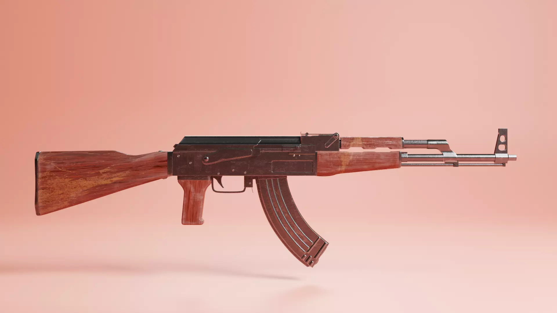 AK-47 Model ak rifle Free 3D model