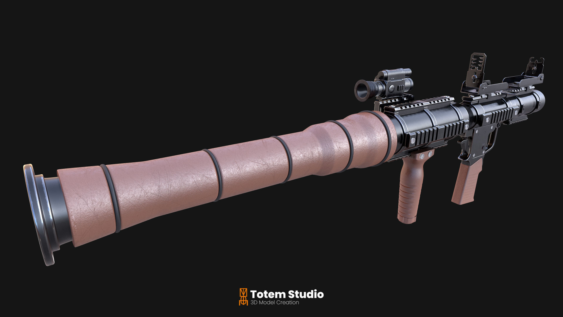 AIRTRONIC RPG-7 Rocket Propelled Grenade 3D model_8