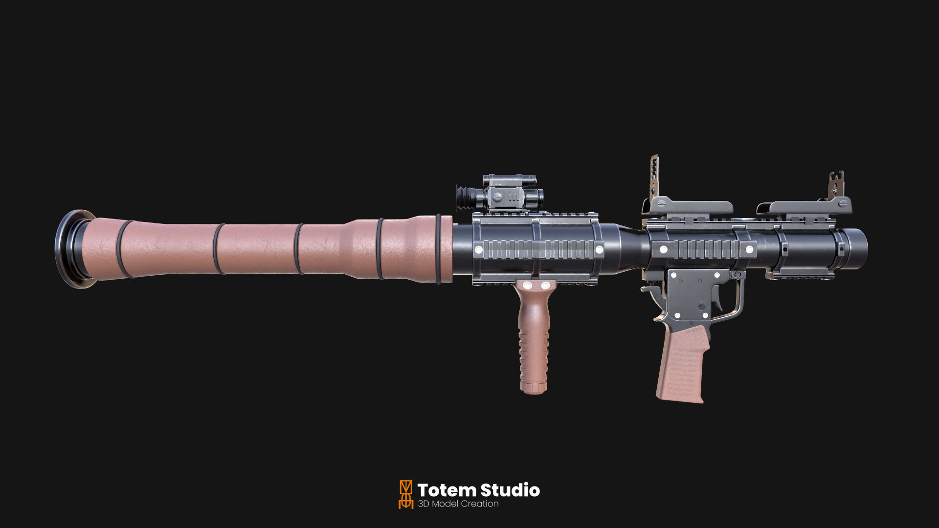 AIRTRONIC RPG-7 Rocket Propelled Grenade 3D model_5